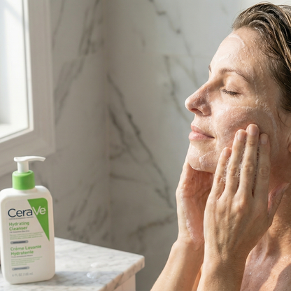 CeraVe Hydrating Cleanser 237ml – Gentle Face Wash for Normal to Dry Skin