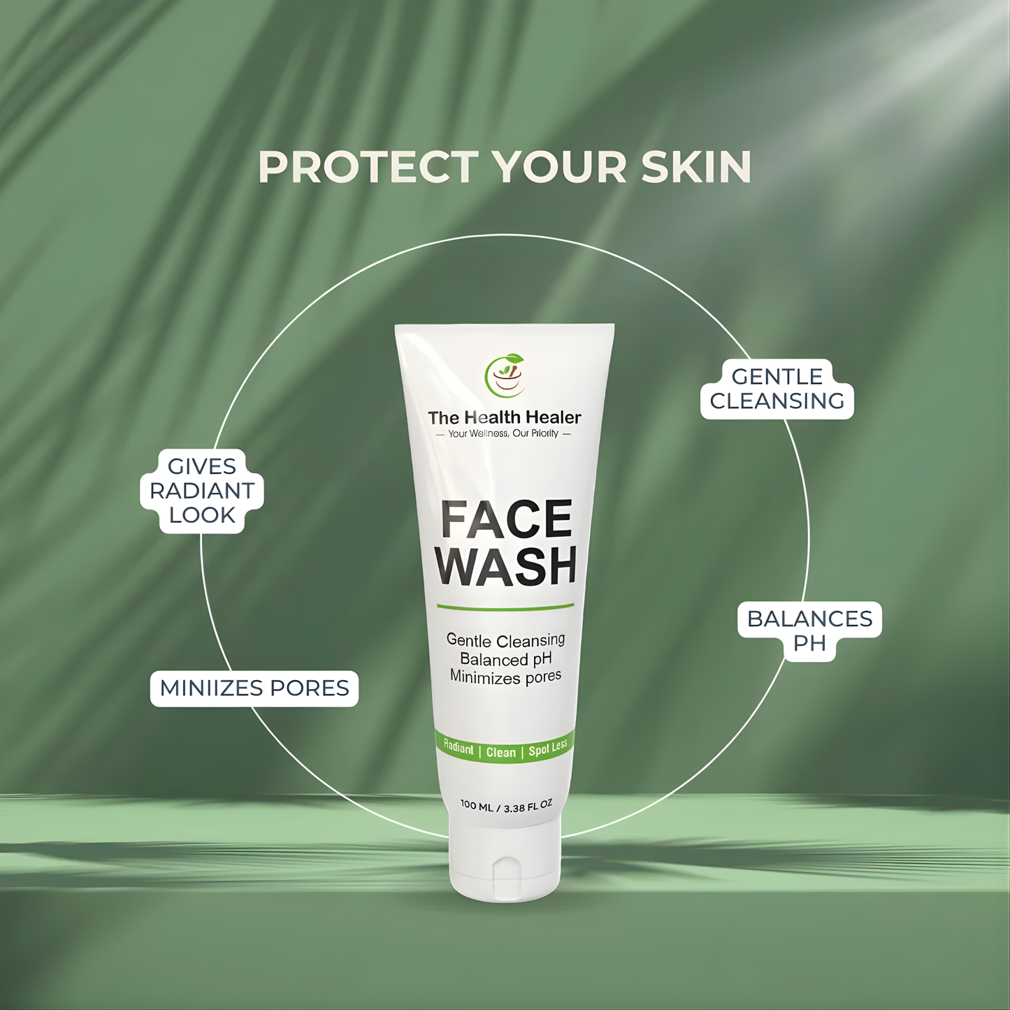 2 in 1 Brightening Facewash & Scrub | Moisturizing & Glow Boost – Pack of 2