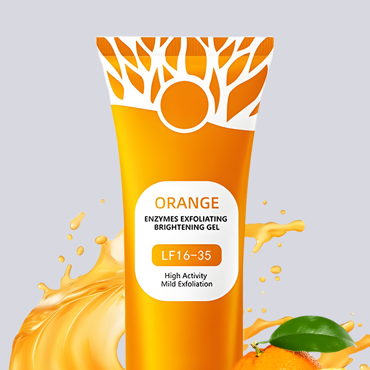 Orange Enzyme Exfoliating Gel – Brightening Face & Body Exfoliator