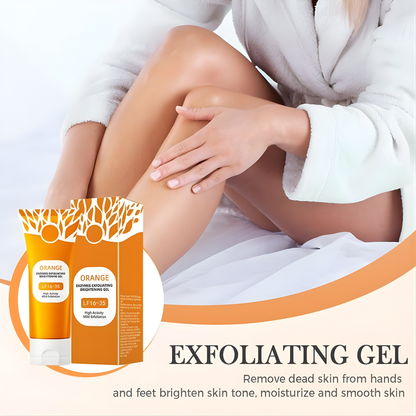 Orange Enzyme Exfoliating Gel – Brightening Face & Body Exfoliator