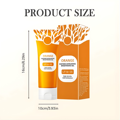 Orange Enzyme Exfoliating Gel – Brightening Face & Body Exfoliator