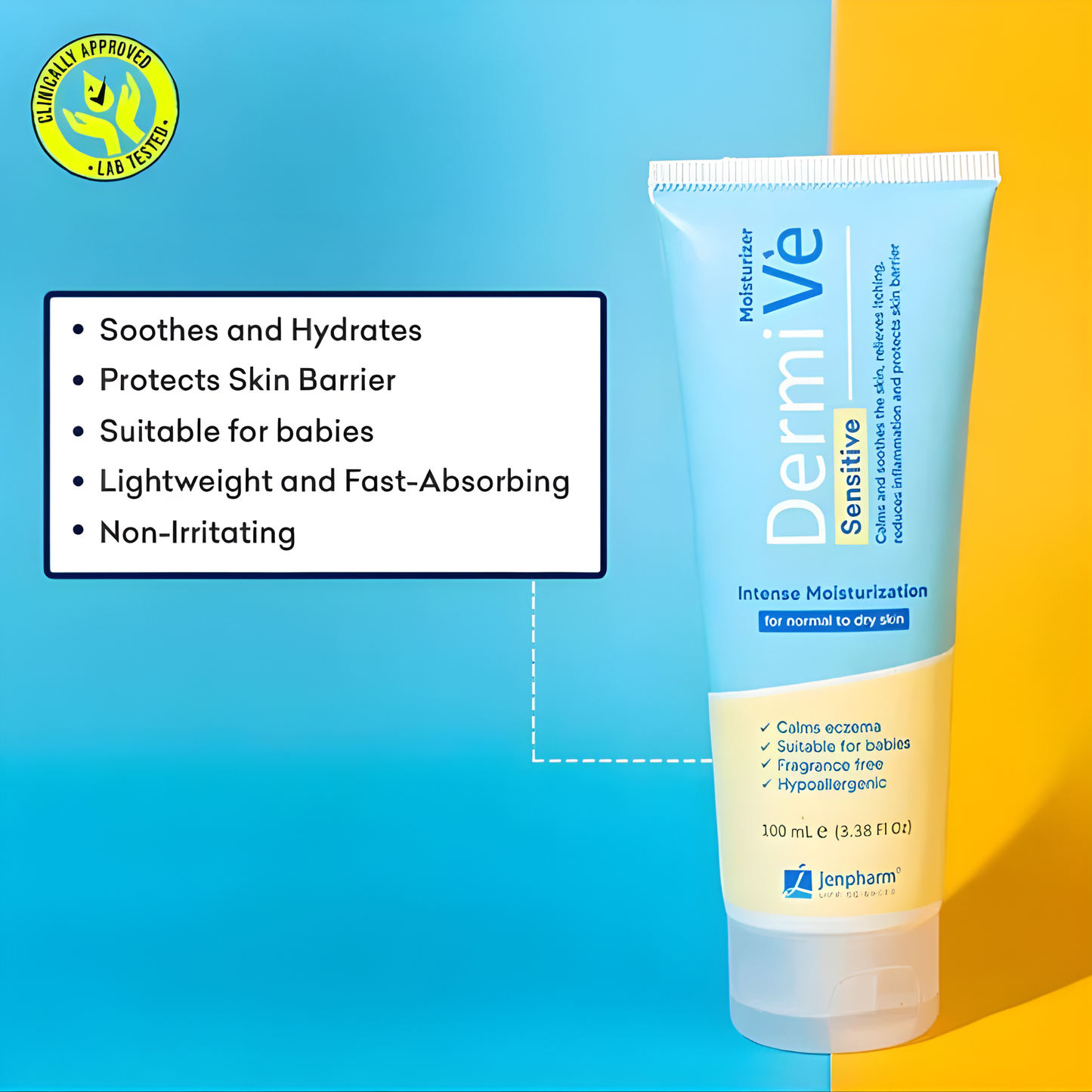 Dermive Sensitive Moisturizer | Soothing Hydration for Dry & Irritated Skin