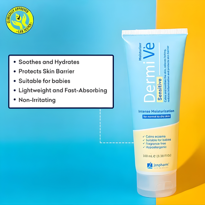 Dermive Sensitive Moisturizer | Soothing Hydration for Dry & Irritated Skin