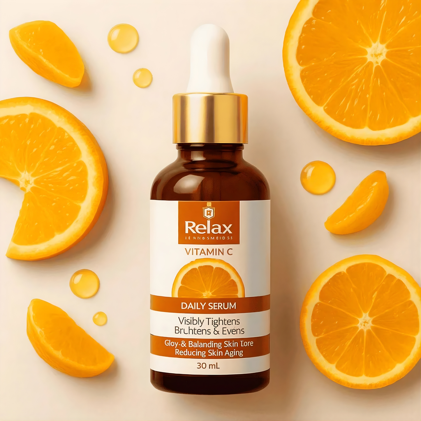 Relax Vitamin C Daily Serum 30ml – Brightening & Glowing Skin Formula