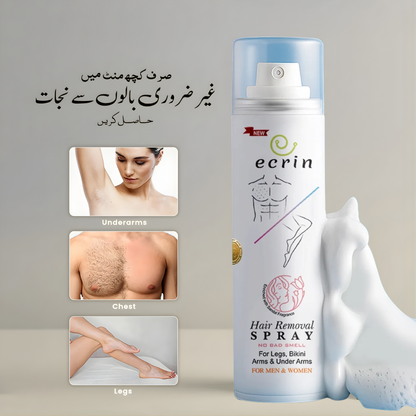 Hair Removal Foaming Spray 200ml – Advanced Formula for Smooth, Refreshing & Painless Hair Removal
