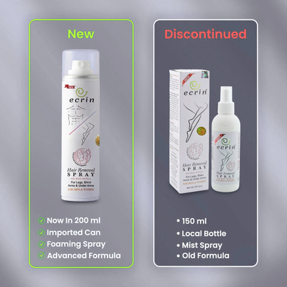Hair Removal Foaming Spray 200ml – Advanced Formula for Smooth, Refreshing & Painless Hair Removal